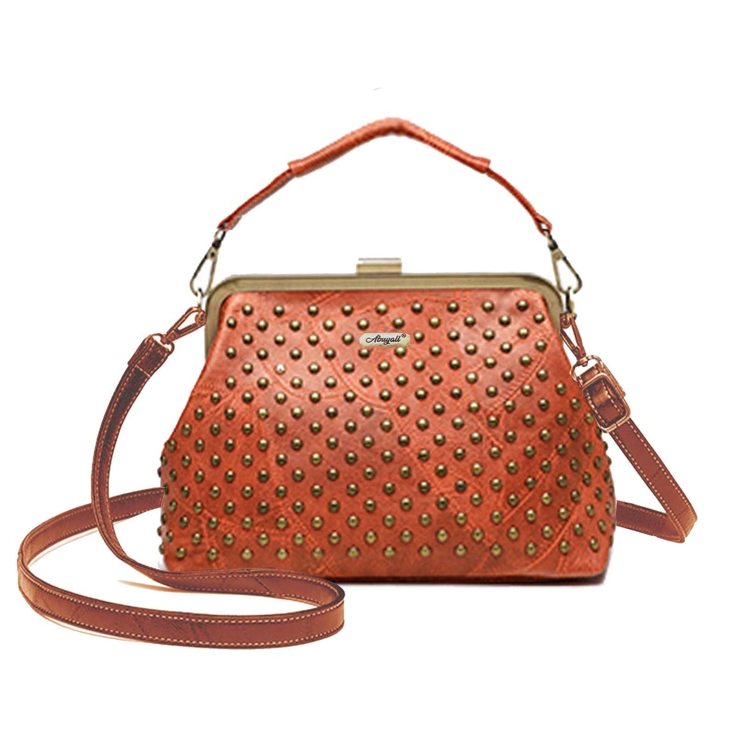 Sac à Main Clouté Femme - GlamTrend Orange