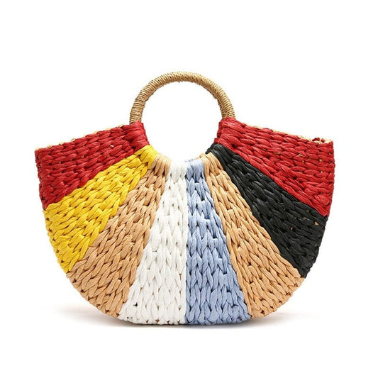 Sac à Main d'Été pour Femme à Prix Doux - Charméé Multicolor / 40x9x28cm