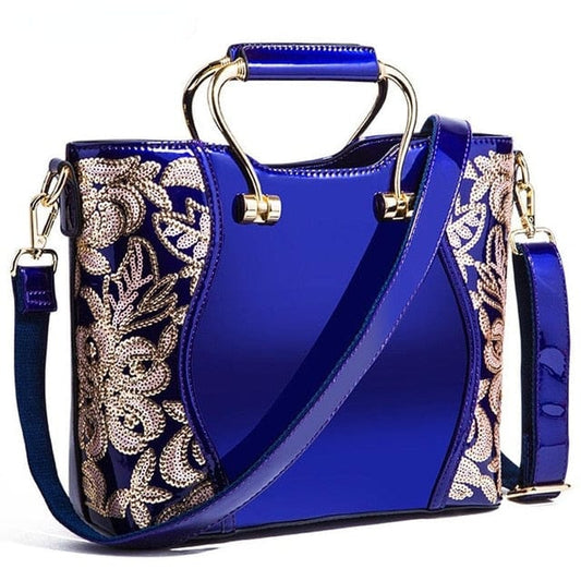 Sac à Main Doré Femme - Glam Sac Bleu