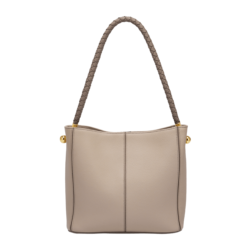 Sac à Main Dur Femme Gris - LuxMode