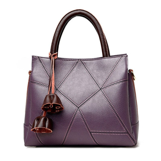 Sac à Main Élégant pour Femme - Glamourista Violet / 27cmx12cmx24cm