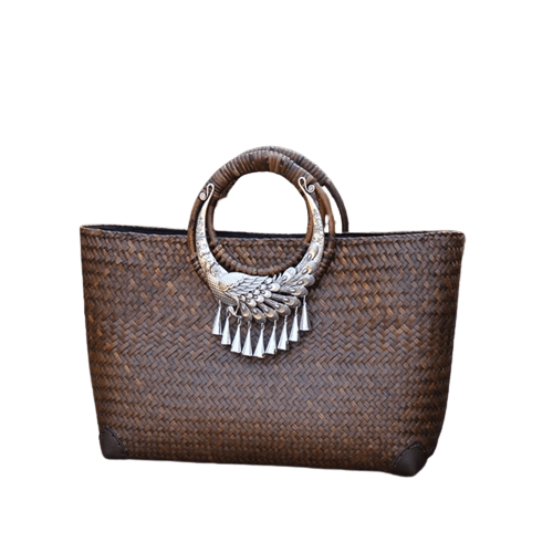 Sac à Main Été Femme - ÉtéChic Marron foncé