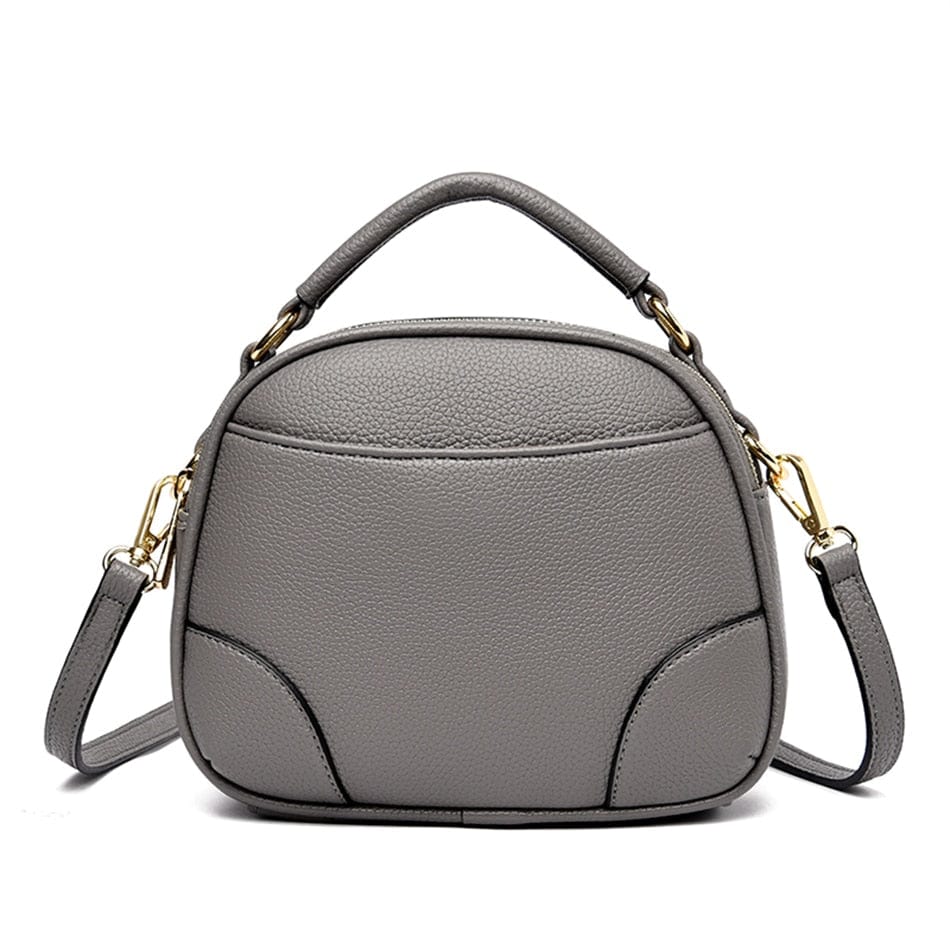 Sac à Main Femme 2 Compartiments - LuxeFemmes Gris