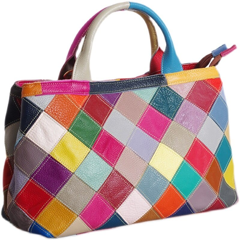 Sac à Main Femme à Carreau - ChicTote Multicolor