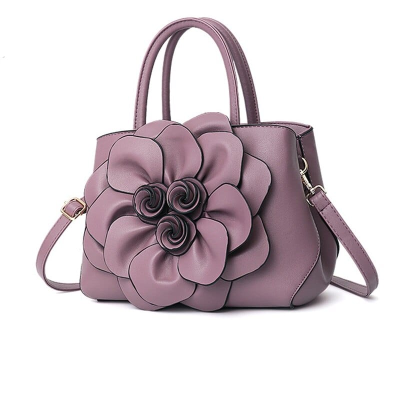 Sac à Main Femme à Fleur - BloomChic Violet