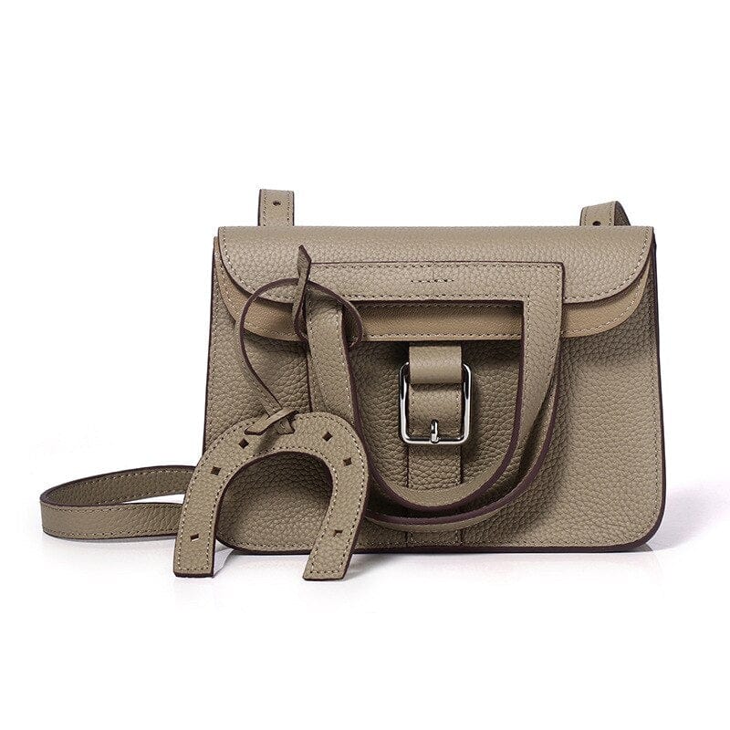 Sac à Main Femme à Rabat - GlamBelle Gris éléphant / 21x6x15cm