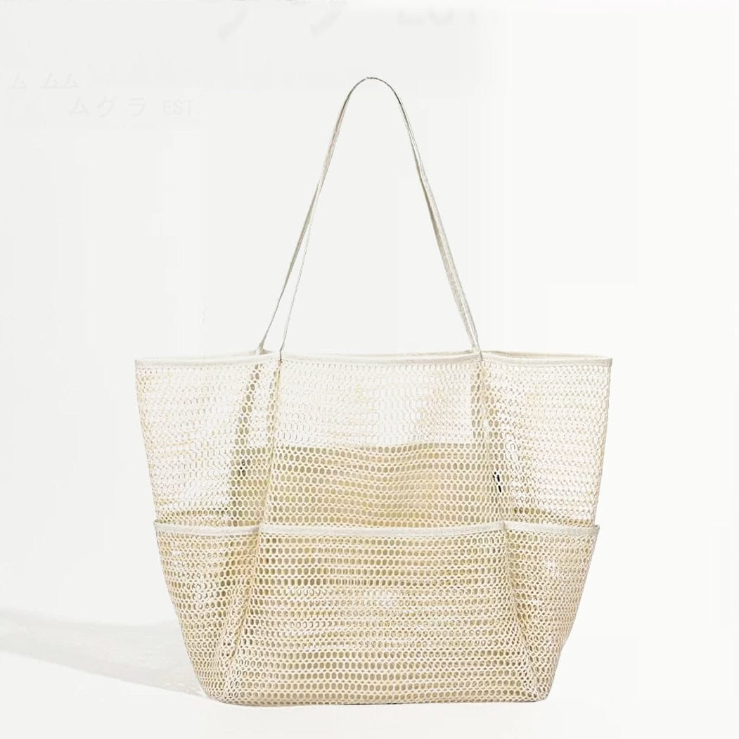 Sac à Main Femme a Trou Trou - Glam'Purse Beige / 35x39cm