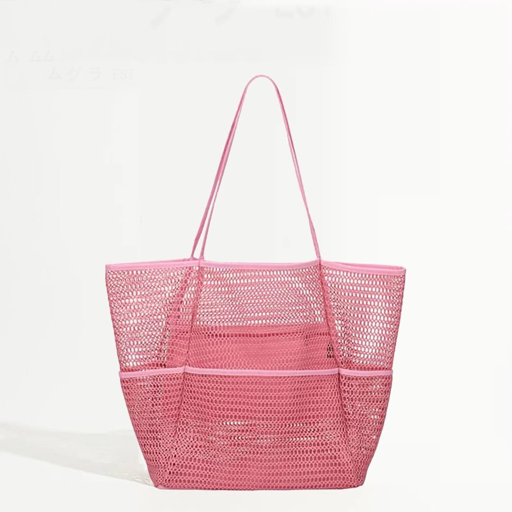 Sac à Main Femme a Trou Trou - Glam'Purse Rose / 35x39cm