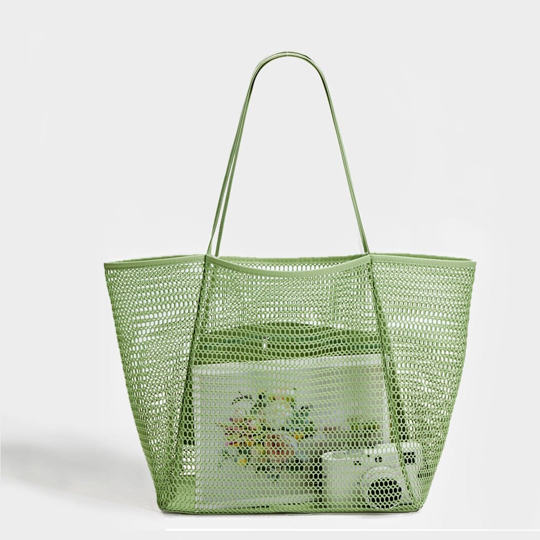 Sac à Main Femme a Trou Trou - Glam'Purse Vert / 35x39cm