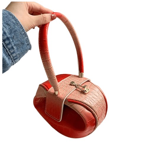 Sac à Main Femme Arrondi - ModestyChic Orange