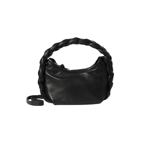 Sac à Main Femme Avec Anse Tressée Deux En Un - Tressé Charm Noir / 24x15x8cm