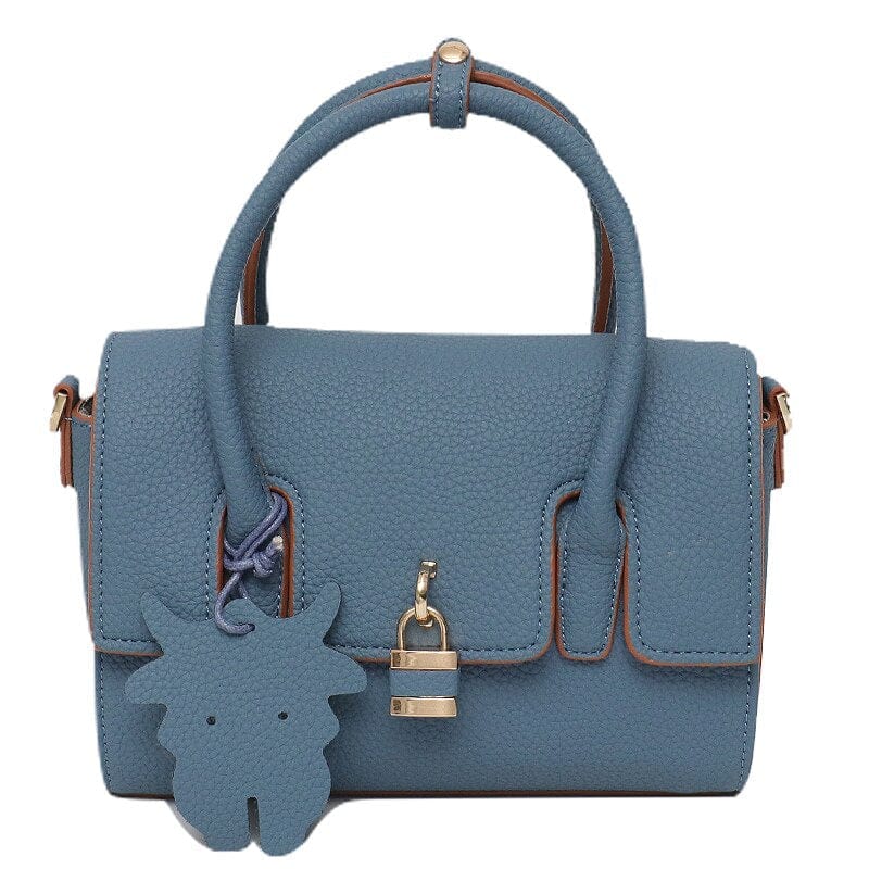 Sac à Main Femme Avec Cadenas - Luxe Gadget Bleu