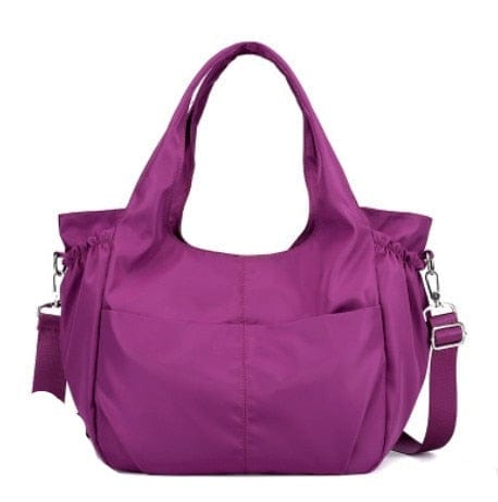 Sac à Main Femme Avec Les Poches - FemmeGlam Violet / 32x14x29 cm