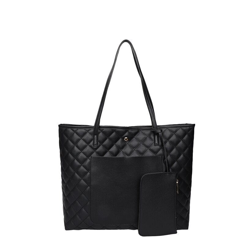 Sac à Main Femme avec Portefeuille - LadyChic Noir