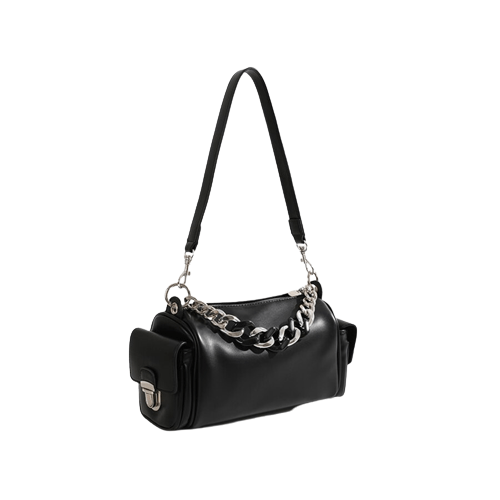 Sac à Main Femme Avec Sangle - Glam'Tote Noir / 27x12x16cm