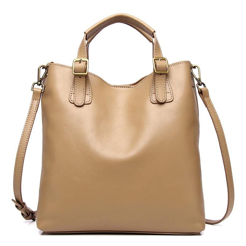 Sac à Main Femme Avec Séparation Intérieur - StyleDivi Beige