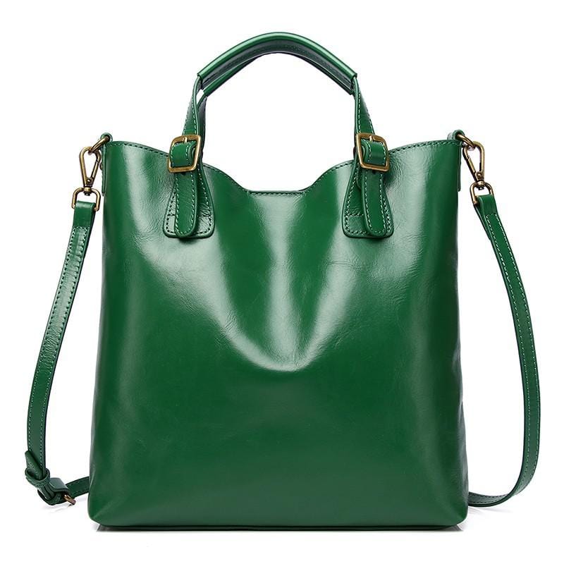 Sac à Main Femme Avec Séparation Intérieur - StyleDivi Vert