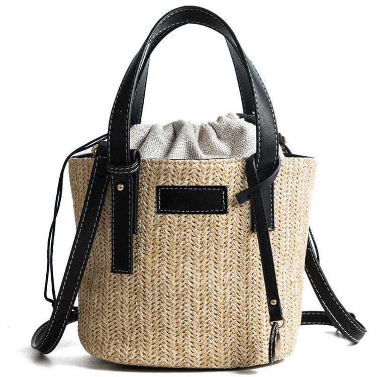 Sac à Main Femme Bi Matière - LuxeDivin Noir