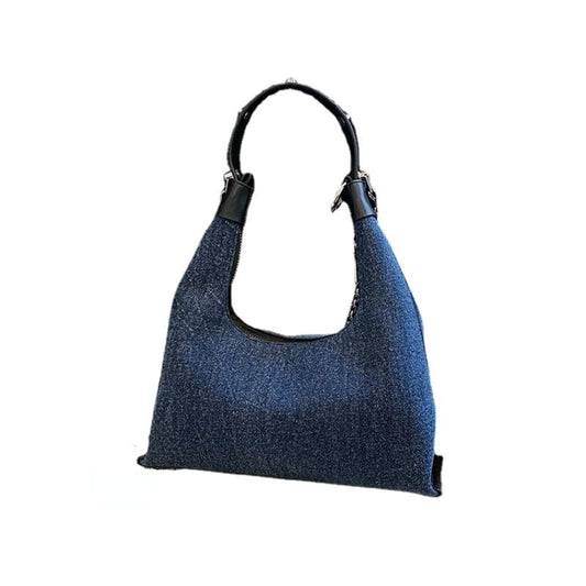 Sac à Main Femme Bleu avec Chaîne - BleuChic Bleu foncé / 25x23x6cm