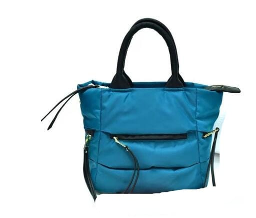 Sac à Main Femme Bouffant - GlamTote Bleu ciel / 27x 23x16cm