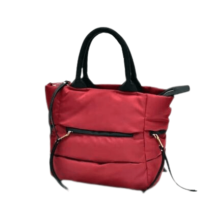 Sac à Main Femme Bouffant - GlamTote Rouge / 27x 23x16cm