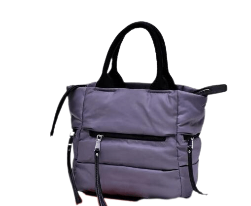 Sac à Main Femme Bouffant - GlamTote Violet clair / 27x 23x16cm