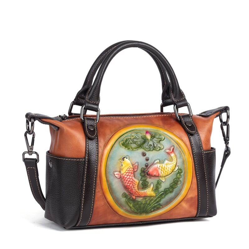 Sac à Main Femme Carpe Poisson - Élégance Aquatique AquaChic