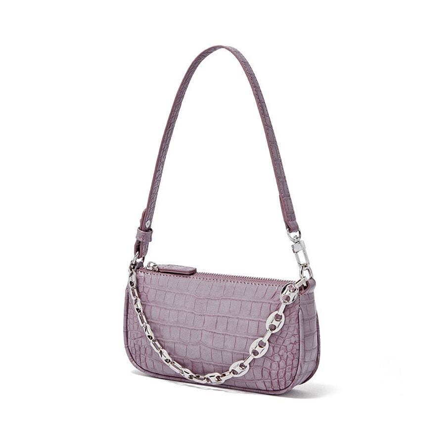 Sac à Main Femme Chaine - LuxFashion Violet / 21 x 11 x 4cm