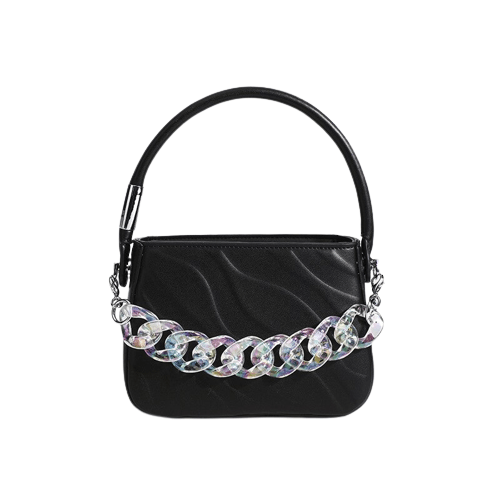 Sac à Main Femme Chainette - Glam'Chic Noir