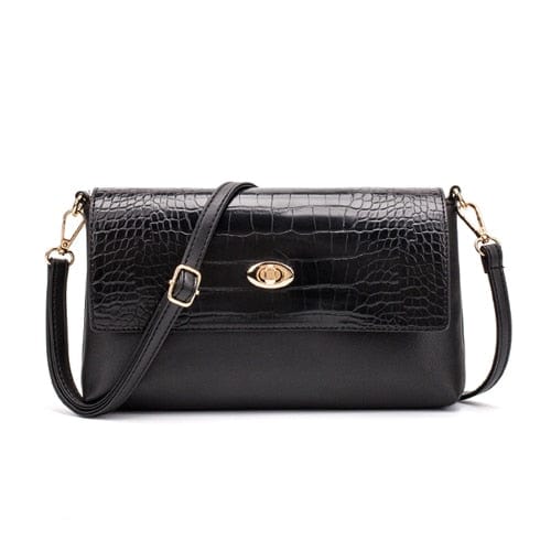 Sac à Main Femme Chic et Pas Cher - Luxéclat Noir / 26x15x4.5cm