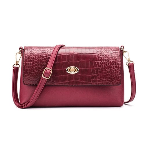 Sac à Main Femme Chic et Pas Cher - Luxéclat Rouge / 26x15x4.5cm