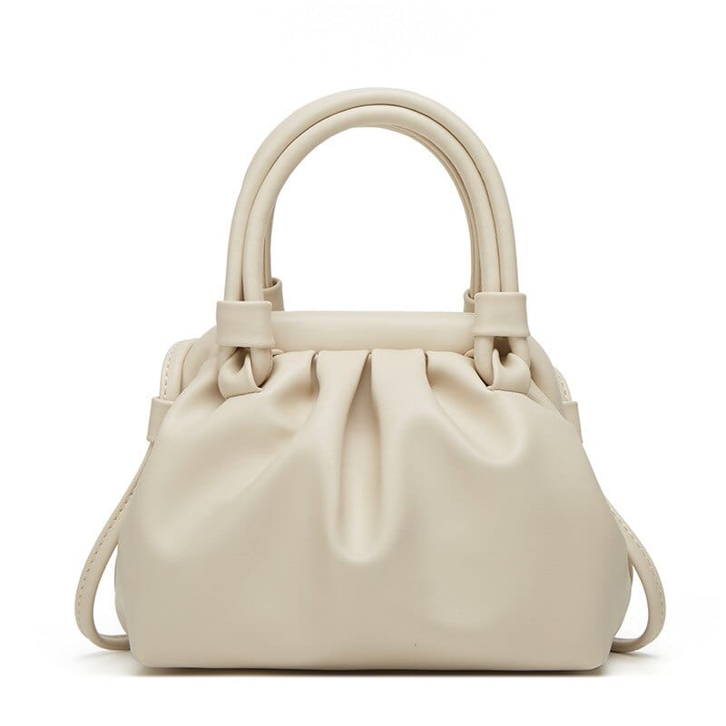 Sac à Main Femme Chic Marron - Éléganzia Blanc