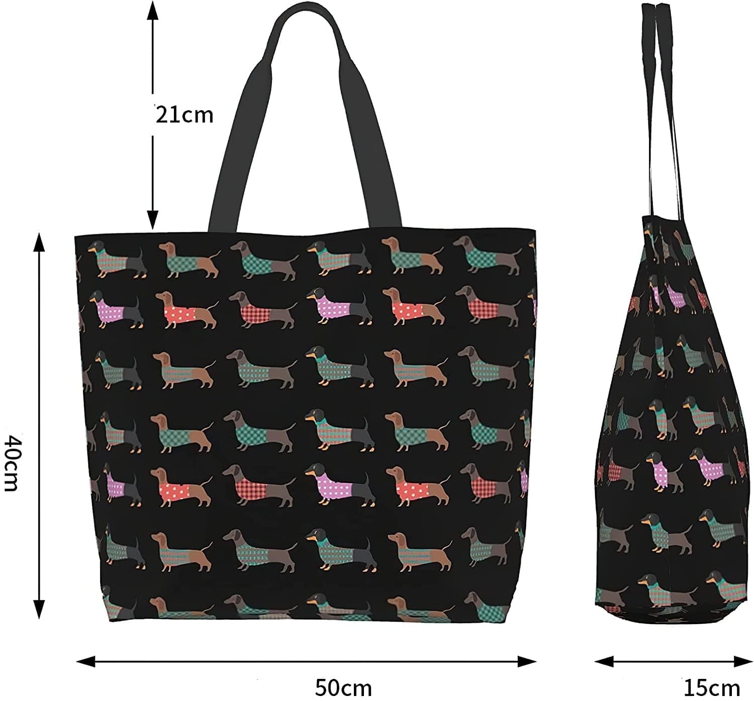 Sac à Main Femme Chien - GlamPaw Noir