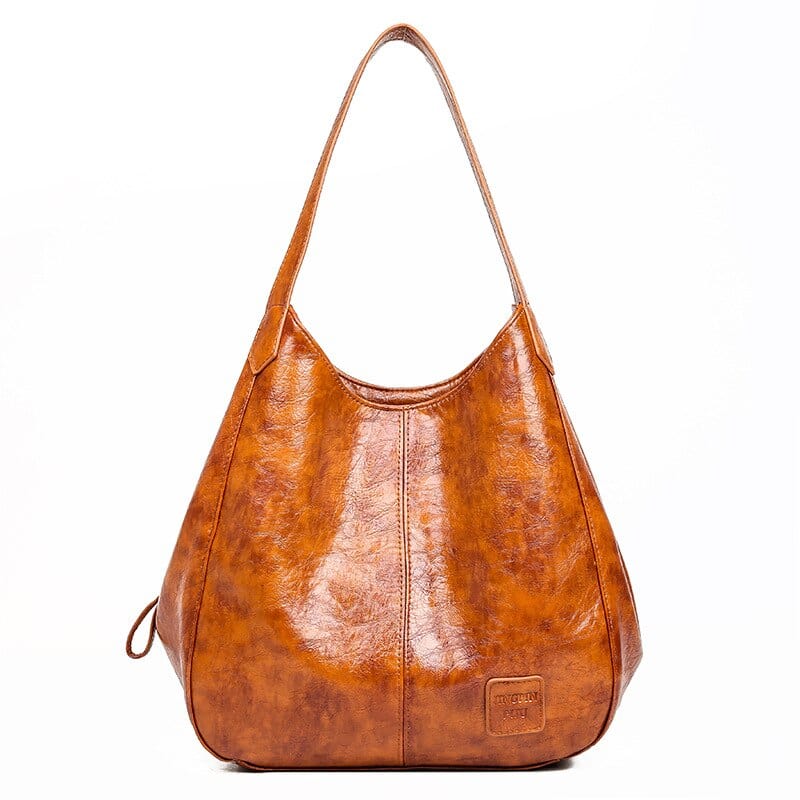 Sac à Main Femme Cognac - LuxeFemme Cognac / 32x12x32cm