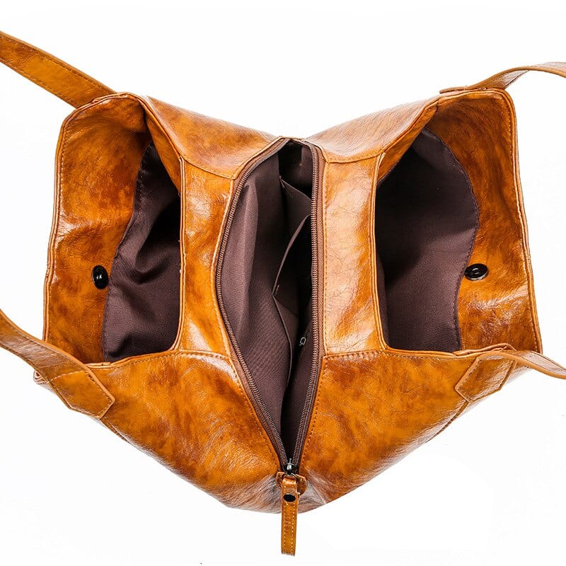 Sac à Main Femme Cognac - LuxeFemme Cognac / 32x12x32cm