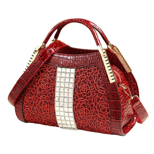 Sac à Main Femme d'Affaires - ChicBoss Rouge / 30x15x20cm