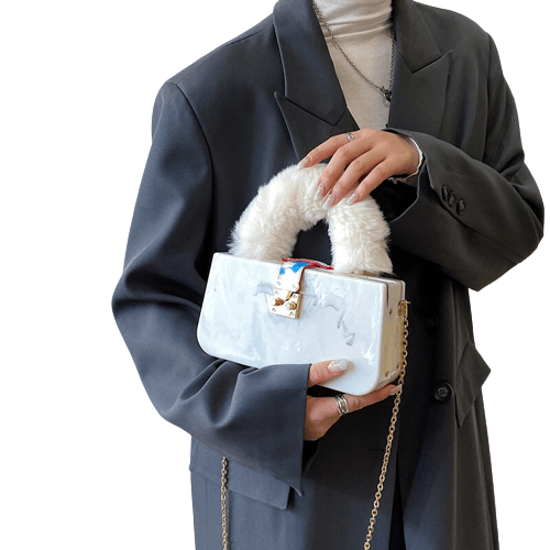 Sac à Main Femme du Moment - LuxStyle Blanc / 22.5x6.5x11.5cm