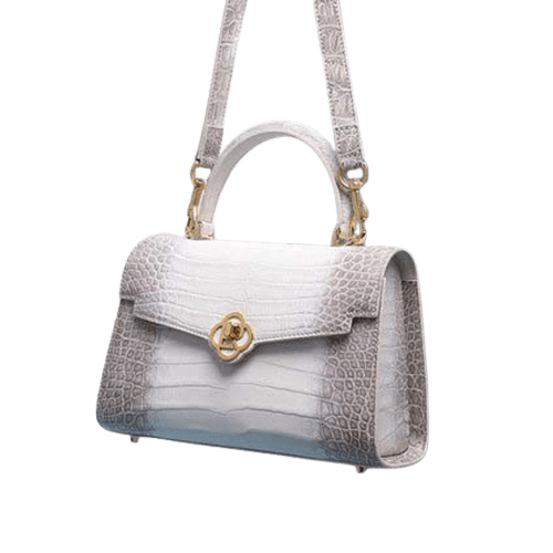 Sac À Main Femme Effet Croco - Luxe Croco