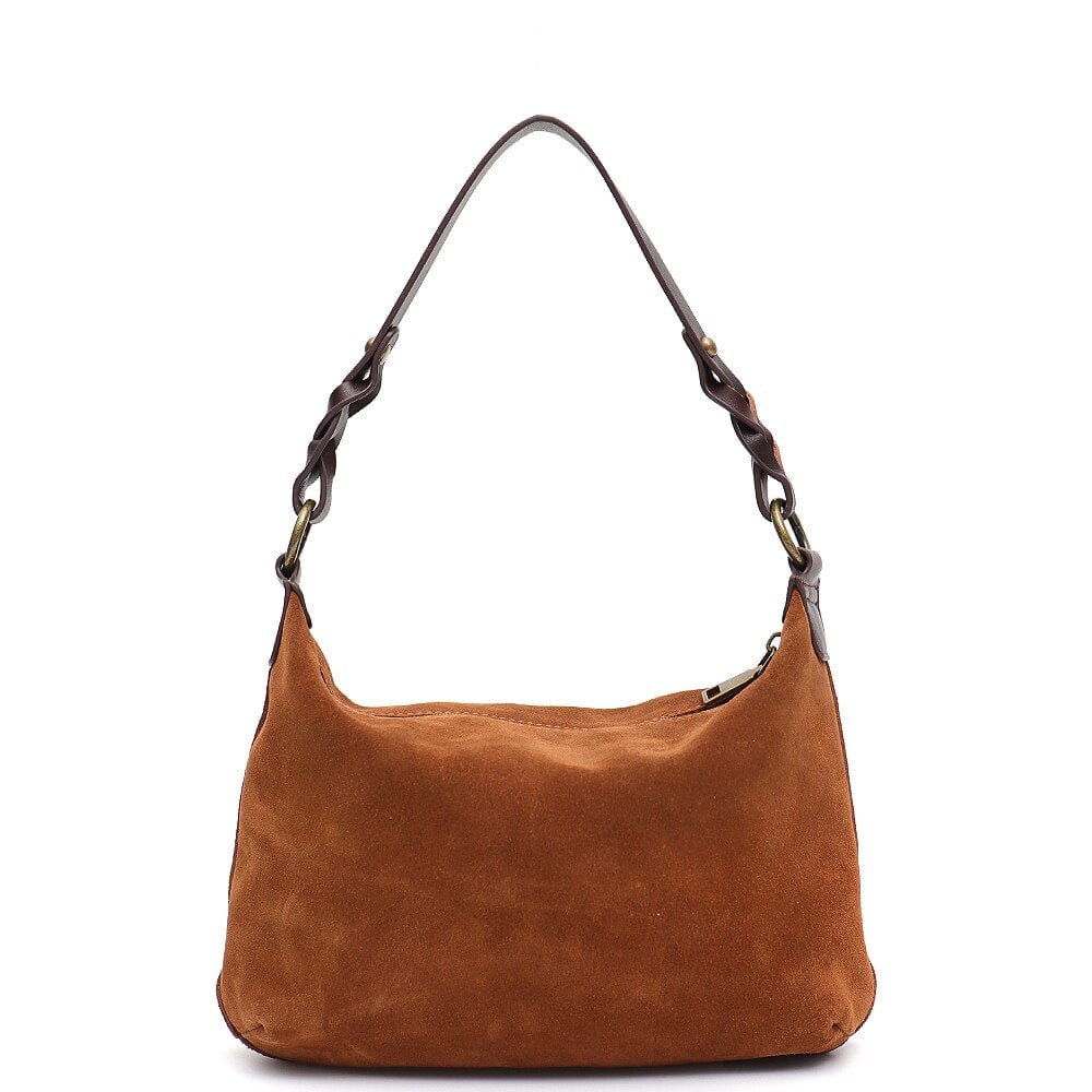 Sac à Main Femme en Daim Marron - LuxSac Marron