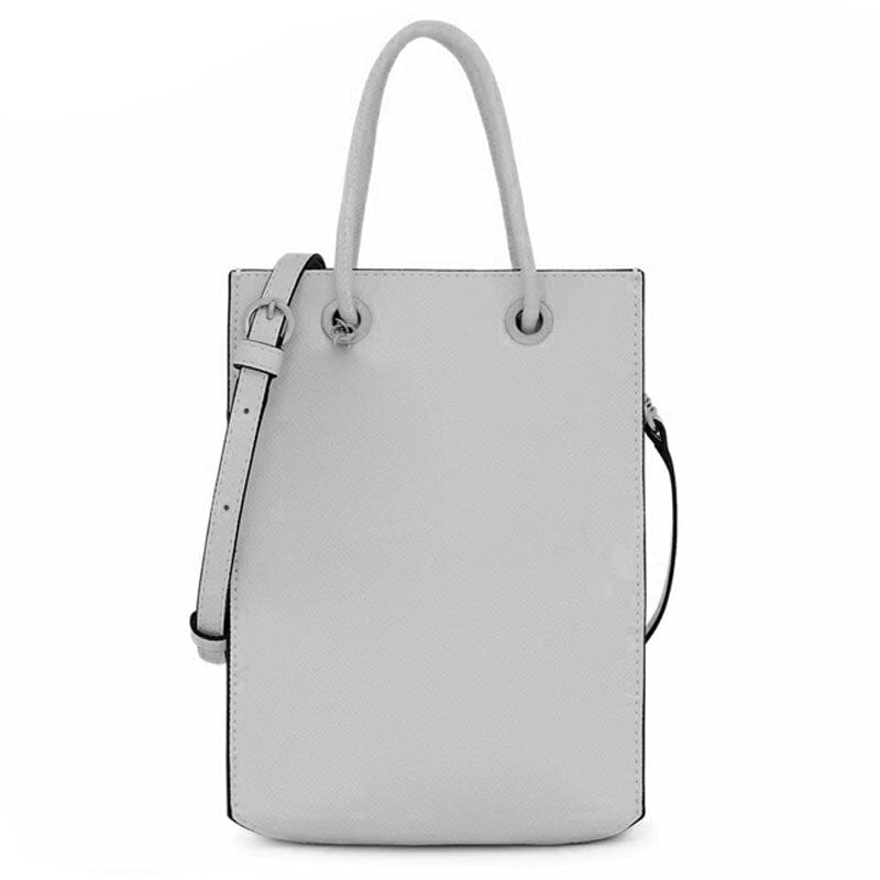 Sac à Main Femme en Faux Cuir - Luxéria Gris