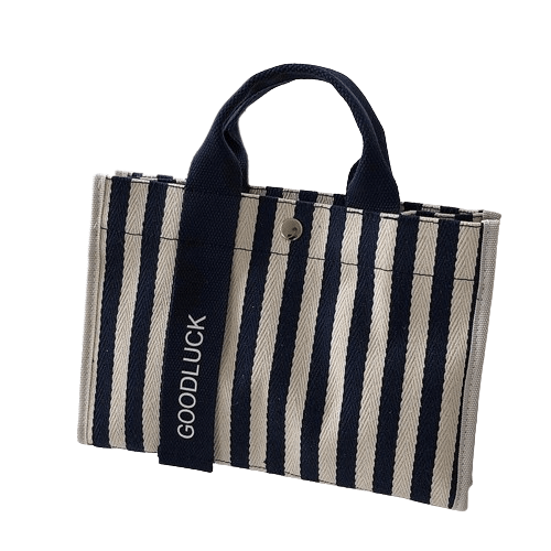 Sac à Main Femme en Tissu - ÉléganteFab Bleu sombre