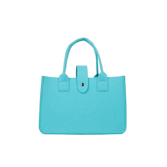 Sac à Main Femme en Tissu - FashionistaSélection Bleu turquoise / Avec nom