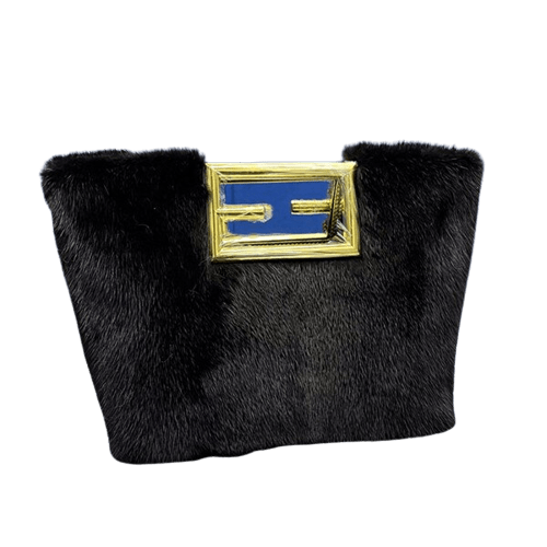 Sac à Main Femme Fourrure - LuxePeluche Noir