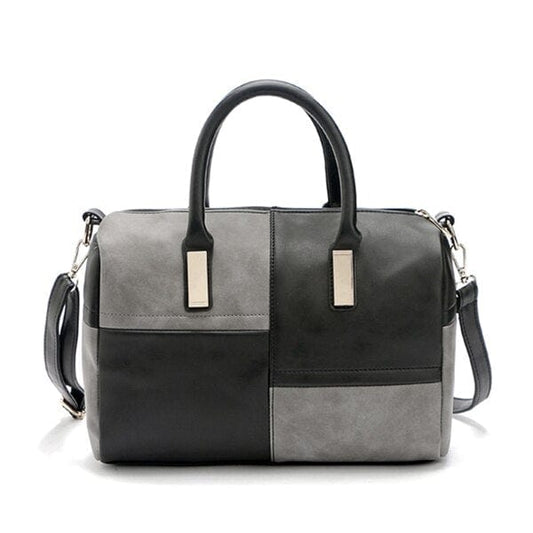 Sac à Main Femme - GlamSac Gris Noir / 29x10x25cm