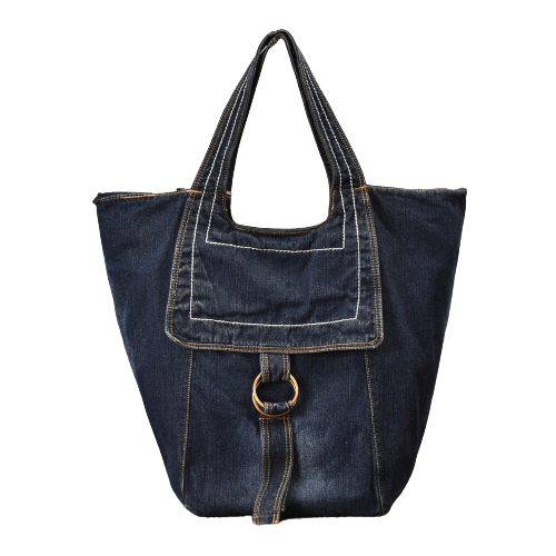 Sac à Main Femme Grand Format - GlamBags Bleu foncé / 52x48x23cm