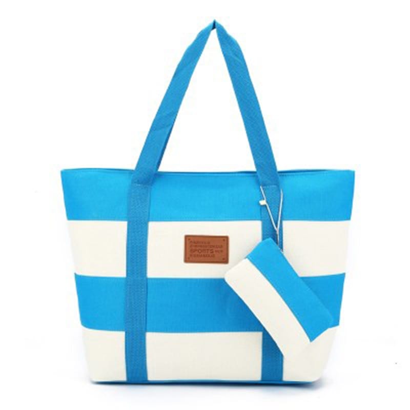 Sac à Main Femme Grande Taille - GlamMain Bleu ciel / 42 x13 x 31.5cm