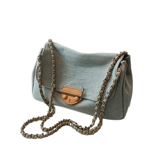 Sac à Main Femme Jeans - FashionDuo Gris bleu