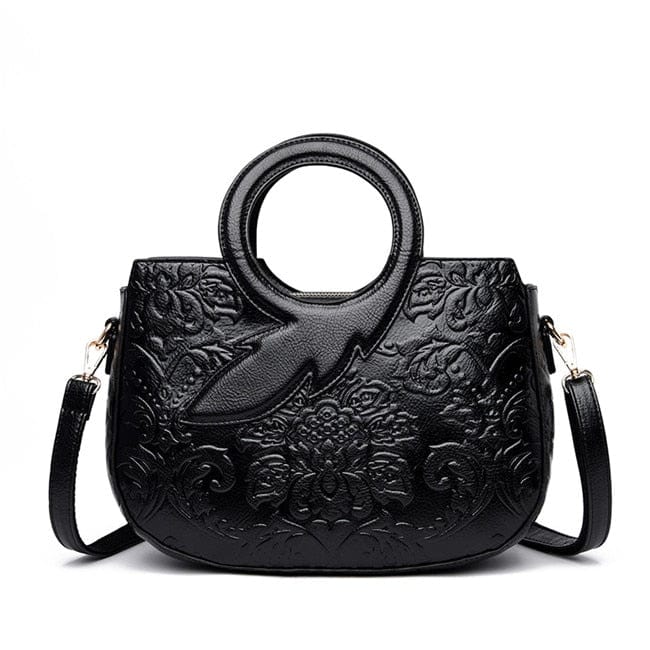 Sac à Main Femme Luxe - Élégance en Vogue - Admirabile Noir / 30x21x10 cm