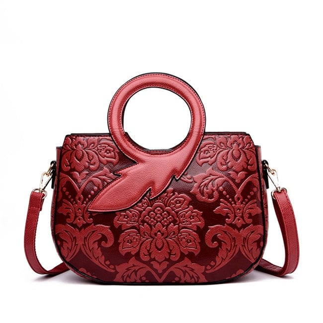 Sac à Main Femme Luxe - Élégance en Vogue - Admirabile Rouge / 30x21x10 cm