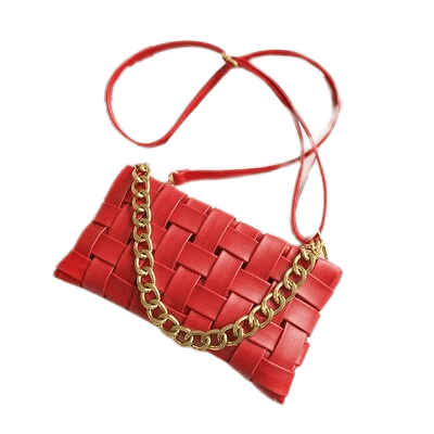 Sac à Main Femme Luxe Pas Cher - LuxeSélect Rouge / 27cmx14cmx6cm